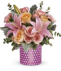 Teleflora's Pink Breeze Bouquet from Krupp Florist, your local Belleville flower shop